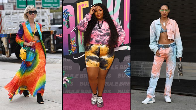 STYLECASTER | Tie Dye Trend 2020 | pink floyd tee