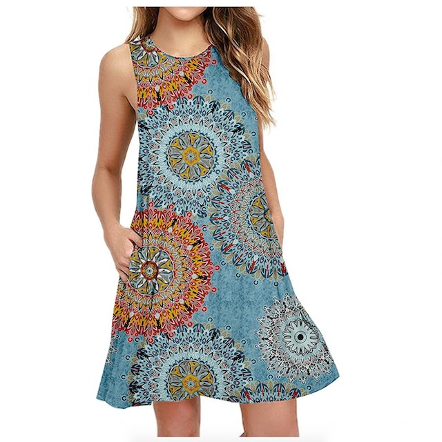 HAOMEILI Women's Summer Casual Swing T-Shirt