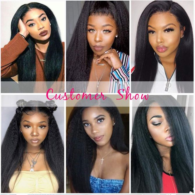 HC Italian Yaki Glueless Lace Wig