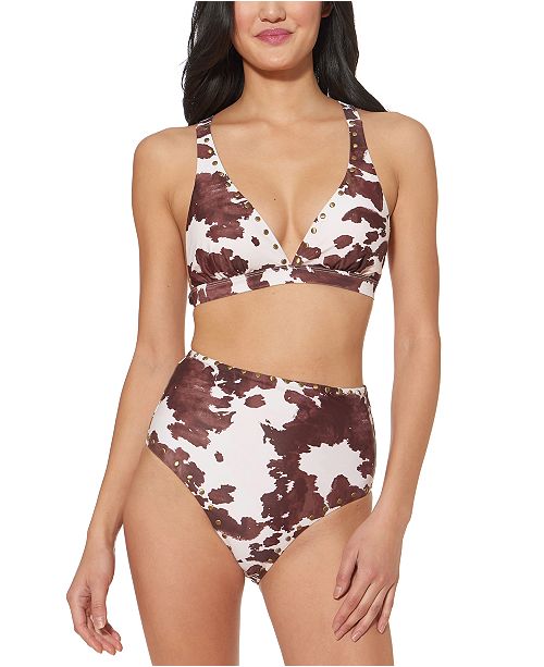 STYLECASTER | Kylie Jenner Cow Print Swimsuit