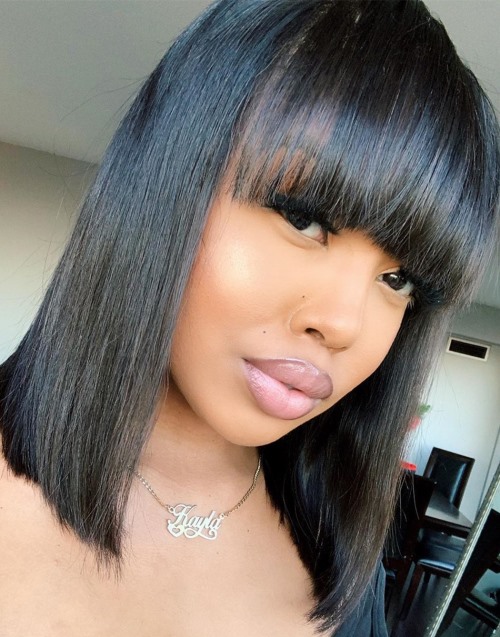 My First Wig Indian Bob Wig With Bangs