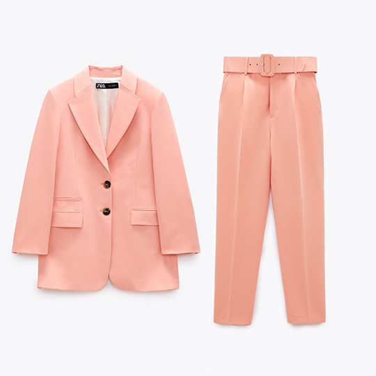 STYLECASTER | matching suit trend zara 2020