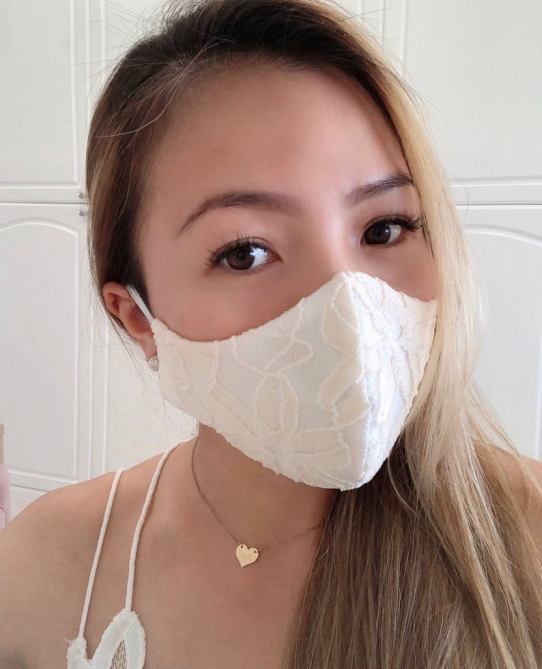 STYLECASTER | Bridal Face Mask