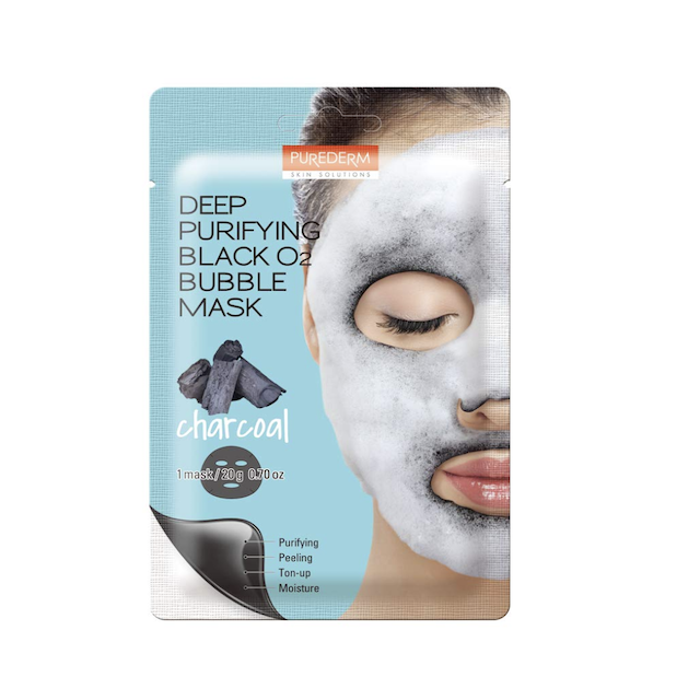 Purederm Deep Purifying Black O2 Bubble Mask