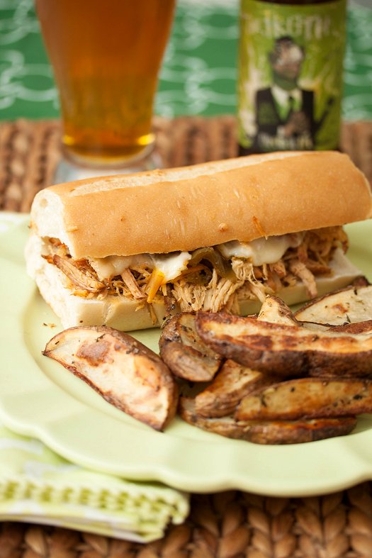 STYLECASTER | July 4th slow cooker recipes | chicken cheesesteaks