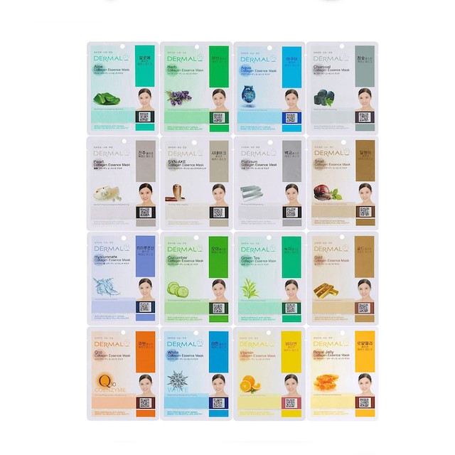 Dermal Korea Collagen Essence Facial Mask Sheets