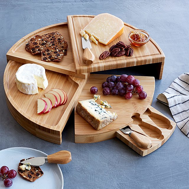 STYLECASTER | 50 under 50 kitchen gadgets | compact swivel cheese board