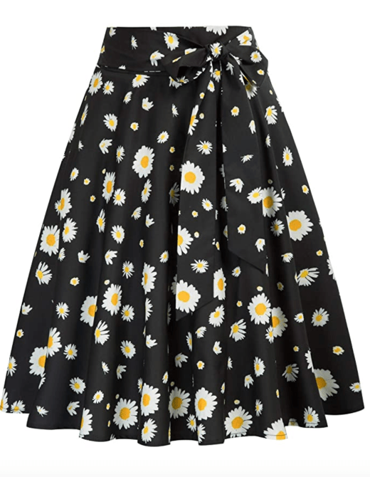 Belle Poque Women's High Waist A-Line