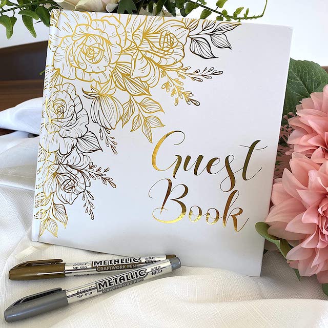 LEMON SHERBET Wedding Guest Book