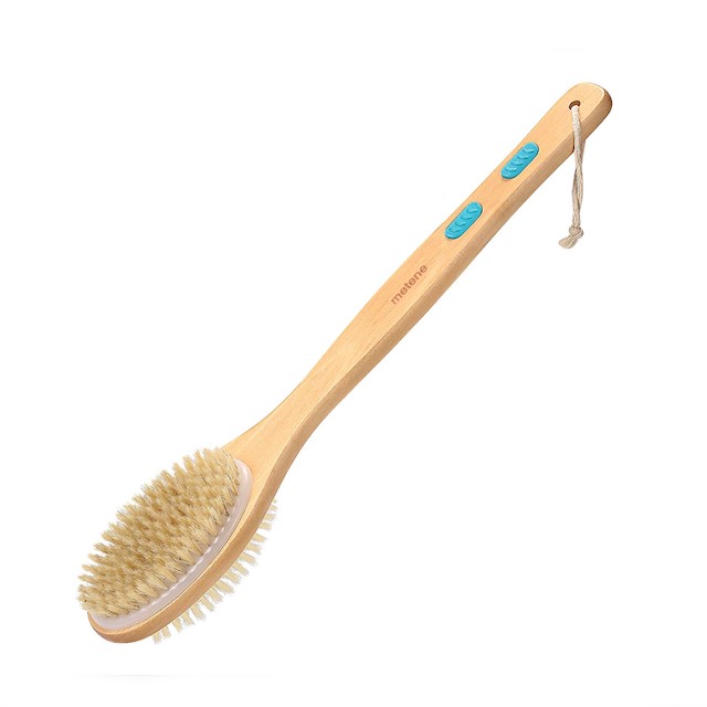 Shower Brush with Soft and Stiff Bristles