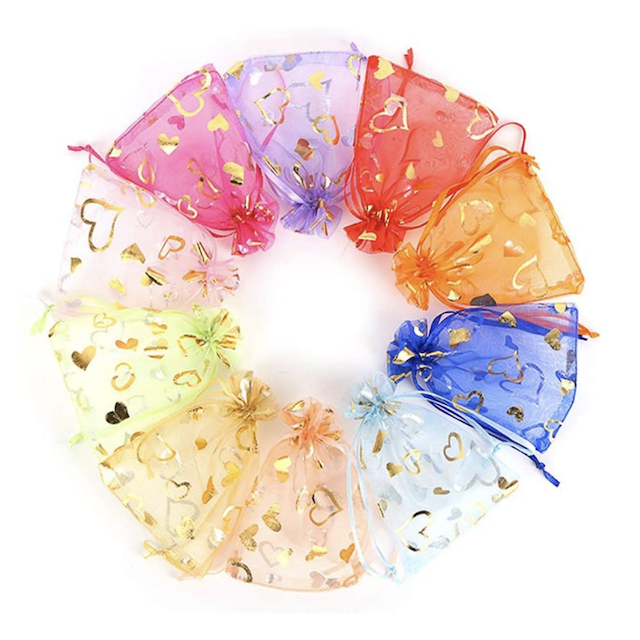Outdoorfly 100PCS Organza Bags