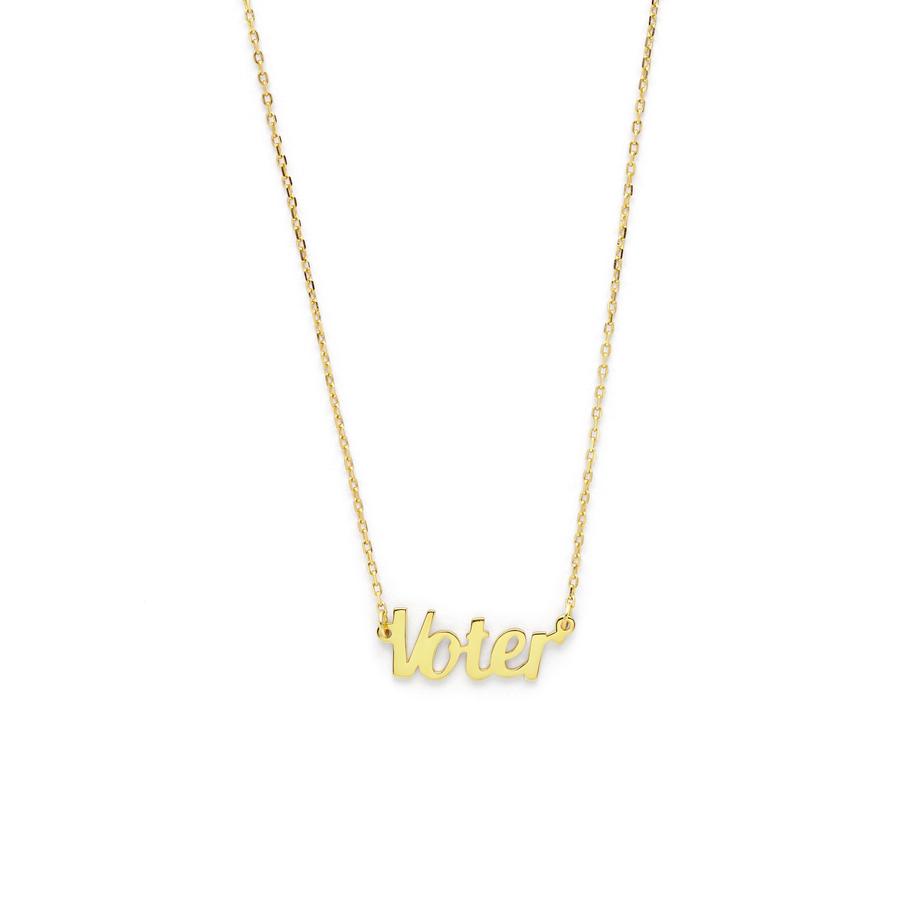 Stella & Bow I am Voter Necklace
