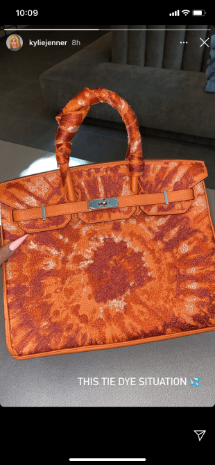 STYLECASTER | Kylie Jenner Tie Dye Birkin