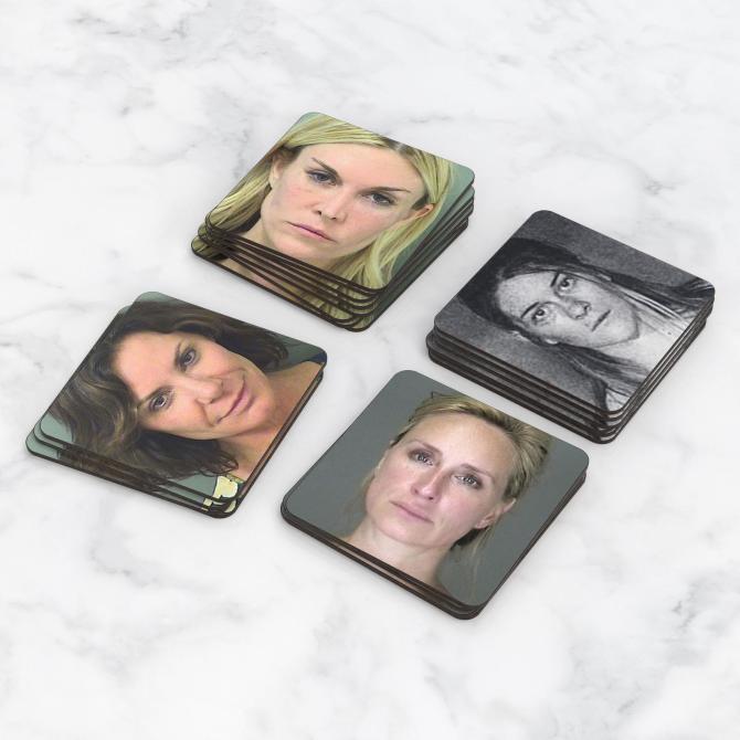 'RHONY' Mugshot Coasters