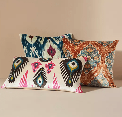 Vibrant Velvet Pillow