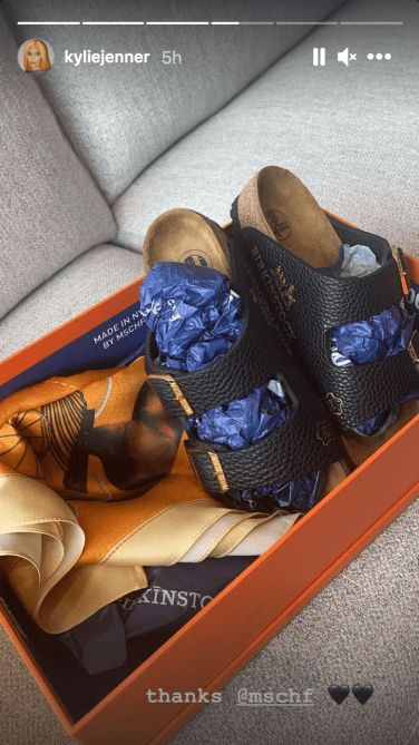 STYLECASTER V| Kylie Jenner MSCHF Birkin Birkenstocks