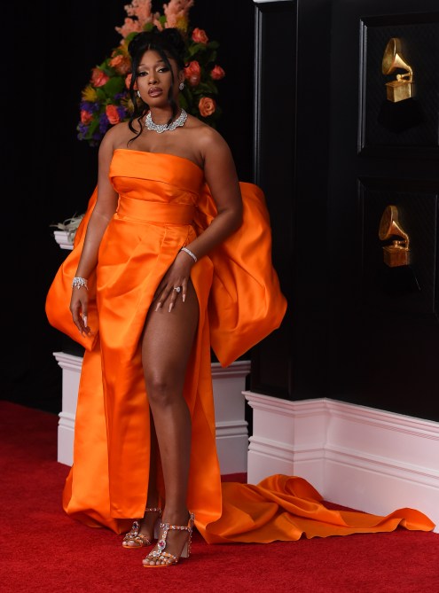 STYLECASTER | Megan Thee Stallion 2021 Grammys Look