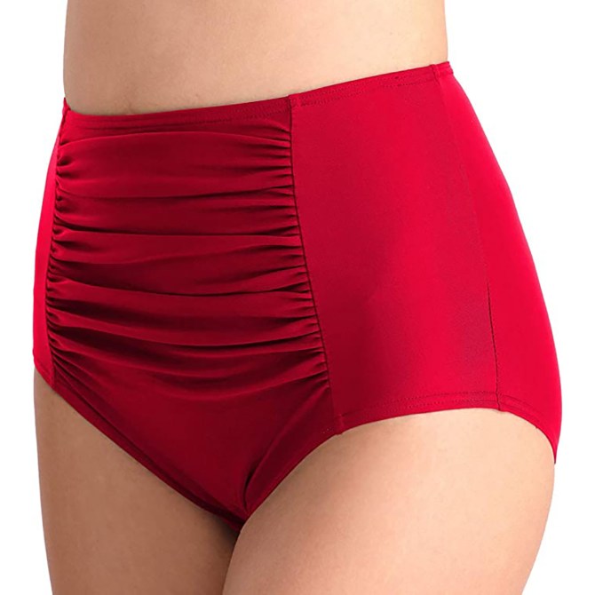 T1FE 1SFE Women High Waisted Bikini Bottoms