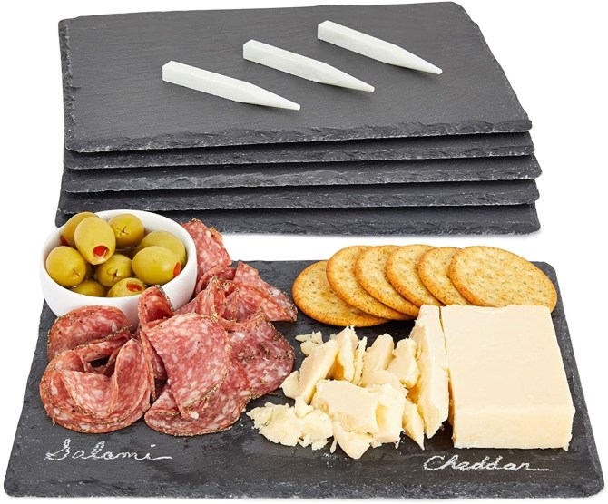 Juvale Slate Cheese Boards Amazon