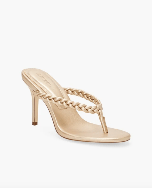 justfab robynne braided mule sandal