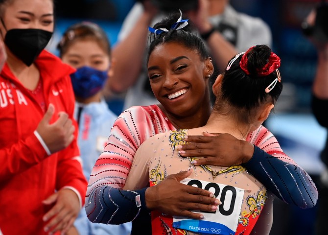 simone biles nails