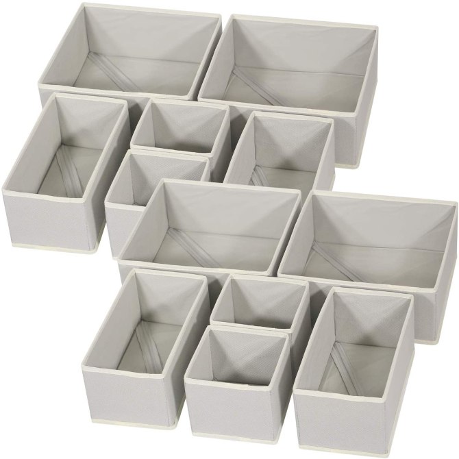 Diommell 12-pack Foldable Clothes Storage Boxes