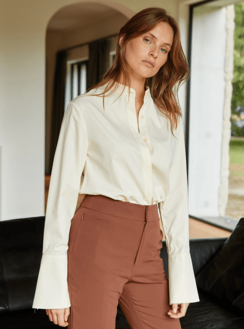 MOTF ECO BELL SLEEVE BLOUSE MADE OF TENCEL™ LYOCELL FIBERS