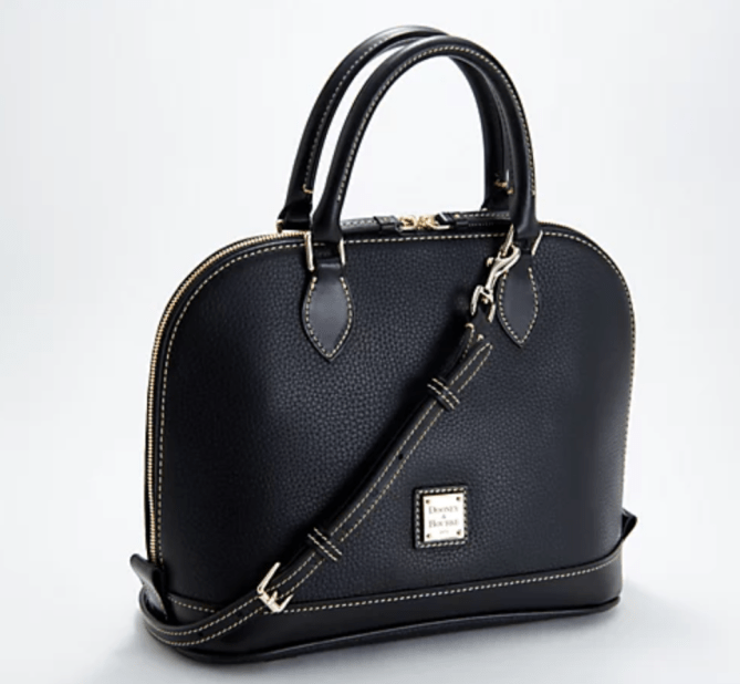 Dooney & Bourke Pebble Leather Zip Zip Satchel