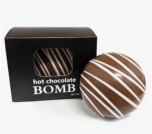 Chocolate Works Set of 12 Individual Hot Chocolate Bombs QVC