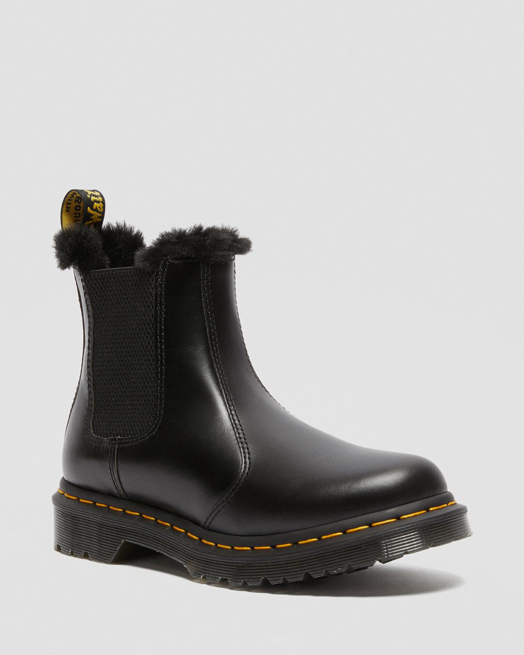 dr martens leonore fur boots