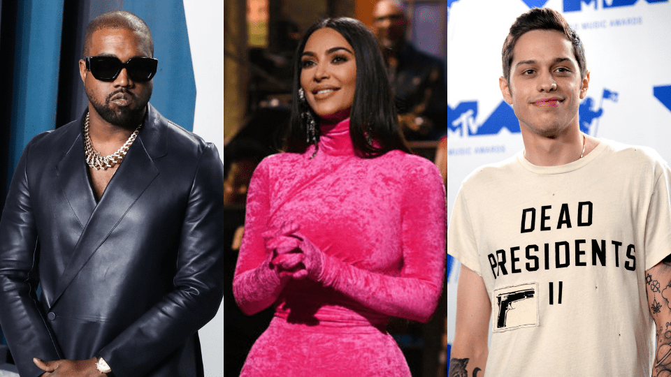 kanye-west-kim-kardashian-pete-davidson