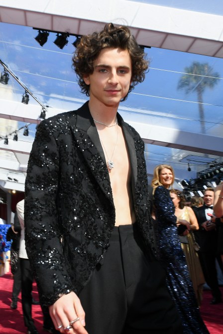Timothee Chalamet at the 94th Academy Awards held at Dolby Theatre at the Hollywood & Highland Center on March 27th, 2022 in Los Angeles, California.