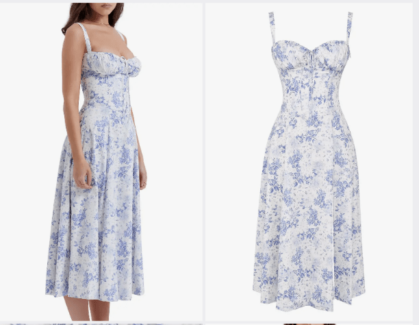 Carmen Floral Bustier Sundress