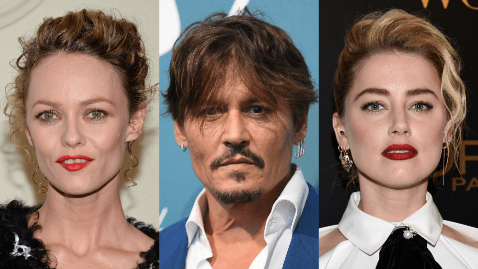 Vanessa Paradis, Johnny Depp, Amber Heard