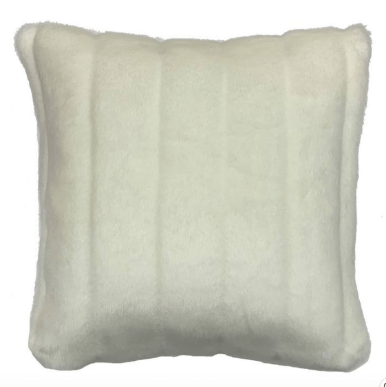 Minkii Square Throw Pillow White