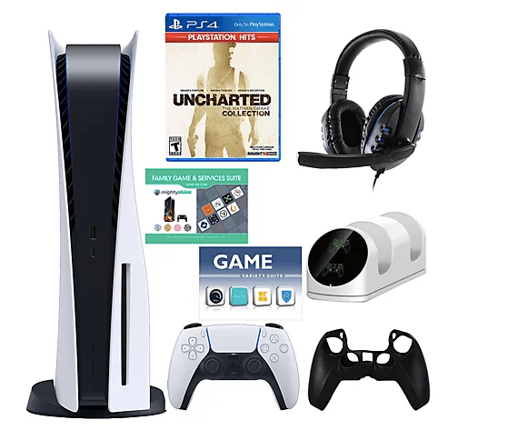 PS5 Console w/ Uncharted: Nathan Drake, Accessories & Voucher