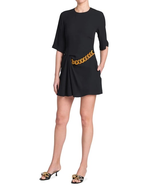 Stella McCartney Falabella Chain-Embellished Minidress Saks Fifth Avenue