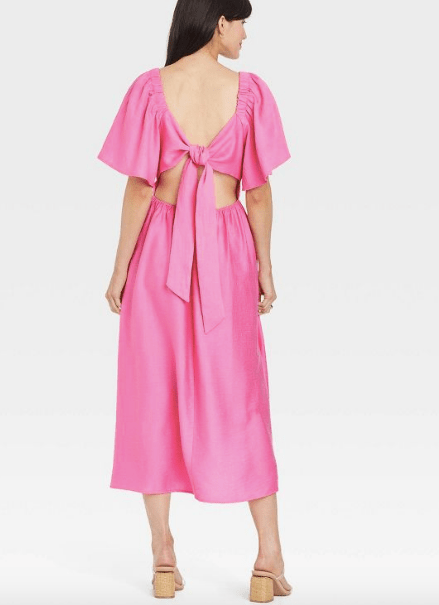 target flutter dress