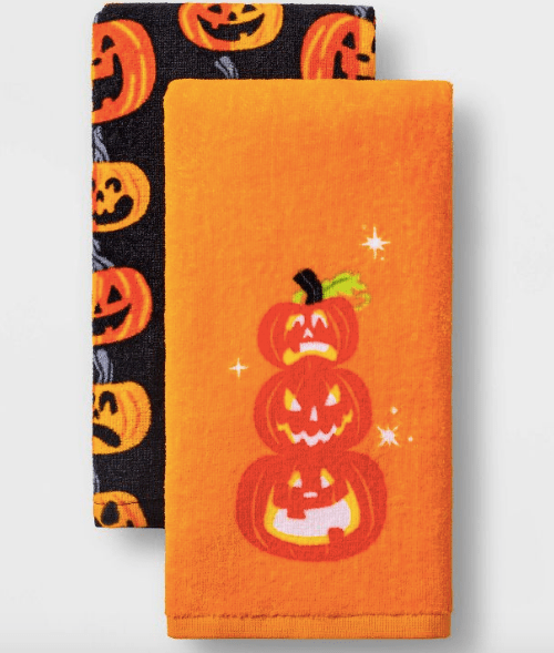 Pumpkin Halloween Towels