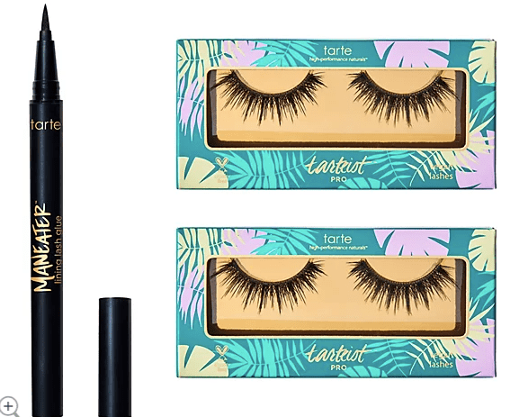 tarte Maneater False Lashes Duo& Lash Liner Glue Liner