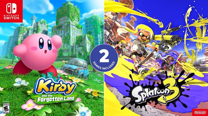 Splatoon 3 & Kirby and the Forgotten Land Bundle