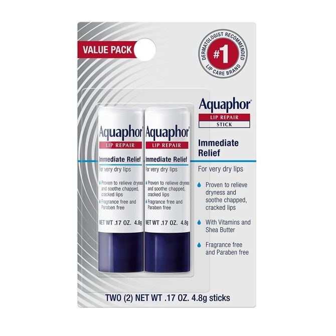 Aquaphor Lip Repair Stick (2-Pack) Amazon