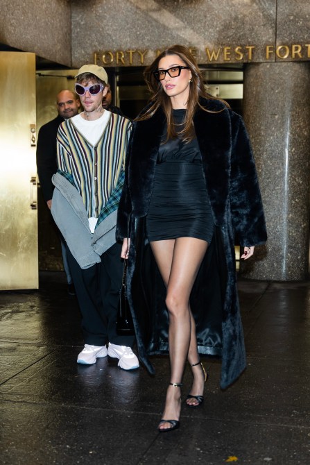 STYLECASTER | Hailey Bieber Winter Coats