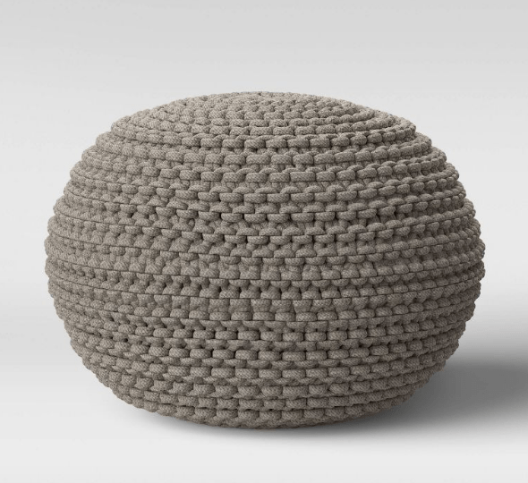 Threshold Knit Pouf