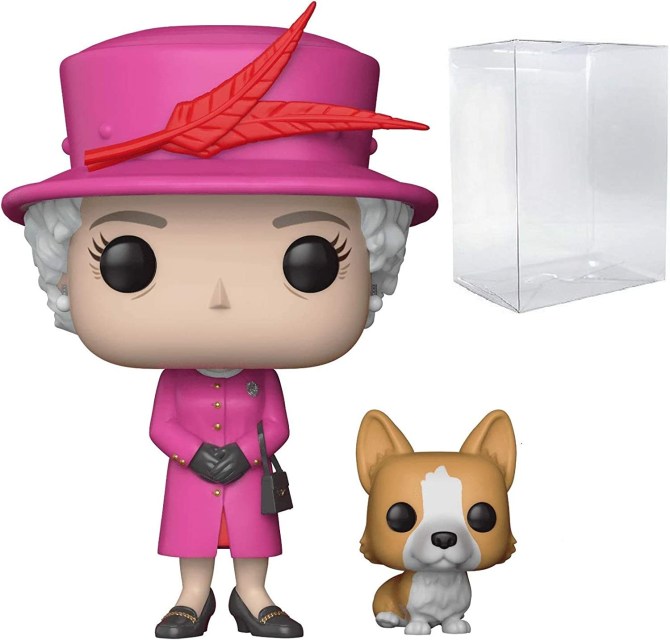 Funko Pop! Queen Elizabeth II with Corgi Amazon