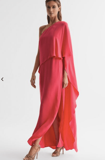 Jordyn Off the Shoulder Cape Maxi Dress