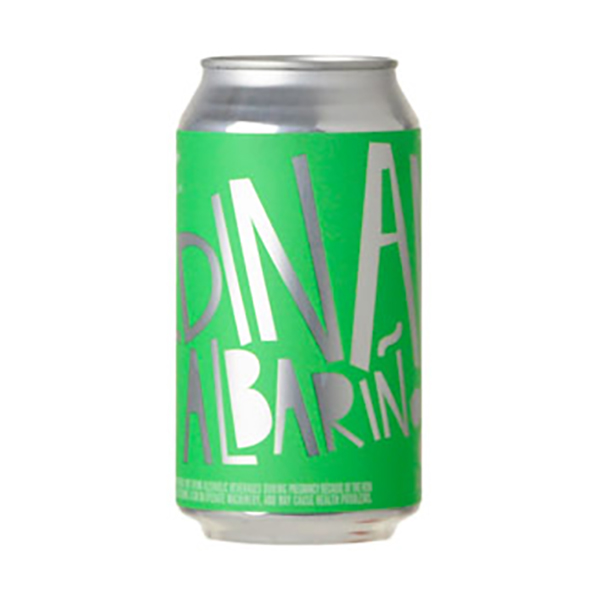 A can of Albarino wine