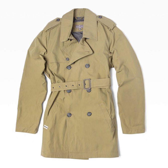 ENTRENCHED TRENCH JACKET - OLIVE