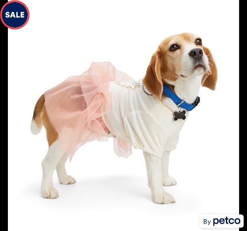 Youly Tulle Tiered Dog Dress Petco