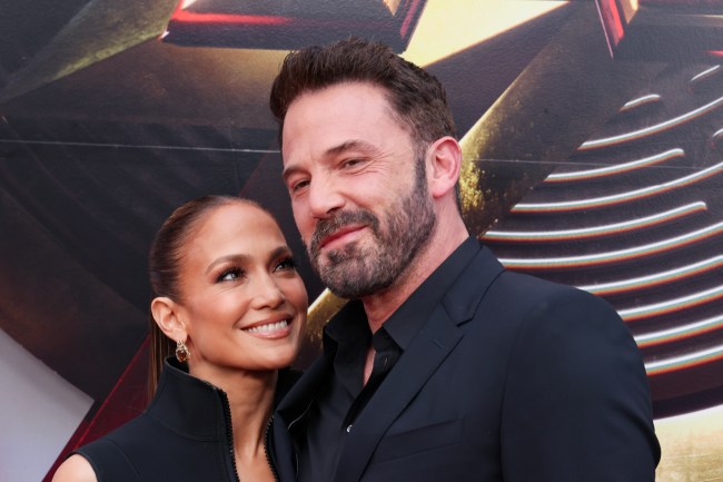 Jennifer Lopez and Ben Affleck attend the Los Angeles premiere of Warner Bros. "The Flash" at Ovation Hollywood on June 12, 2023 in Hollywood, California.